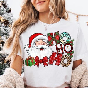 Santa Ho Ho Ho Png, Ho Ho Ho Png, Merry Christmas, Santa Png, Santa Claus Png, Gift Png, Western png, Sublimation Png, Digital Download