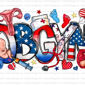 OBGYN Png, OBGYN NURSE Png, Nurse Png File, American, 4th of July ...