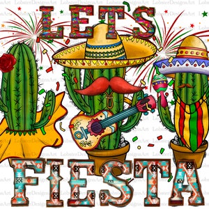 Let's fiesta png sublimation design download, Mexican png, Mexico png, Mexican festival png, fiesta png, sublimate designs download