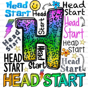 Head Start Png, Kindergarten Teacher, Teacher clipart, transparent PNG file for sublimation, Teacher PNG, printable, Back to School  design
