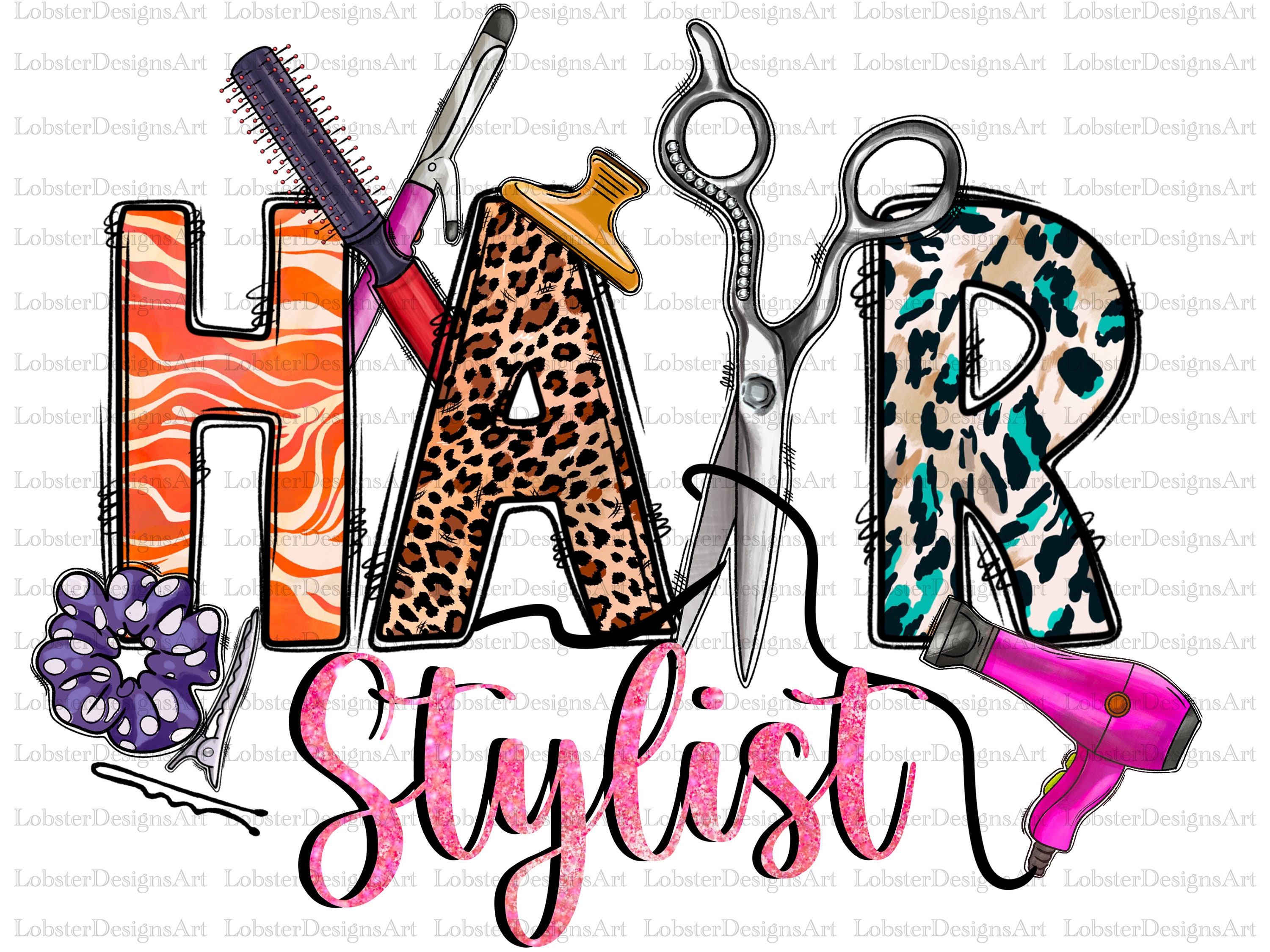 Western Hairstylist png sublimation design download, Hair boss png, Hairdresser png, Hair hustler png, sublimate designs download