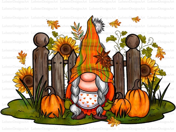 Fall Gnomes Png Sublimation Design, Fall Png, Autumn Png, Pumpkin Png, Thanksgiving Gnome Png,Autumn Leaves Png, Fall Color Png Downloads