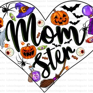Momster Halloween Png, Halloween Png, Western png, Sublimation File Sublimation Designs Downloads,Digital Download,, Pumpkin,Witch, Trick