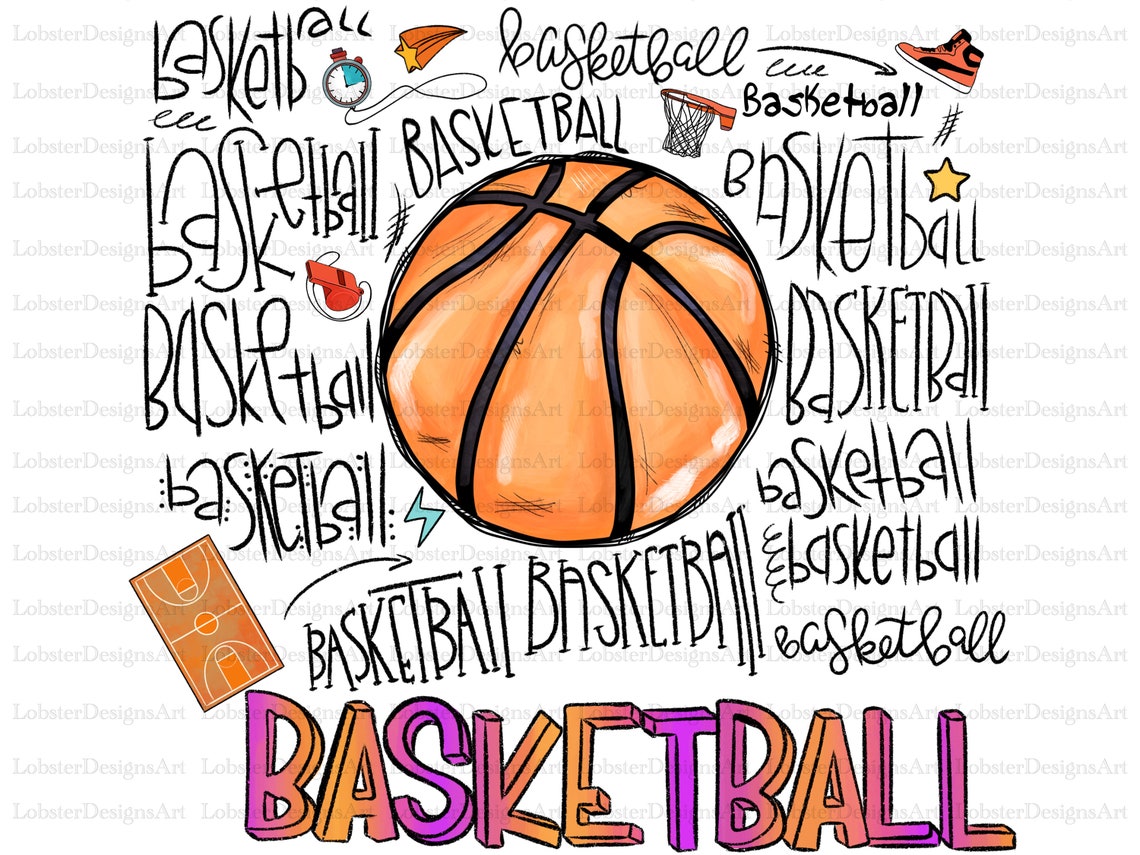 Basketball Png Basketball Design Stars Printable | Etsy