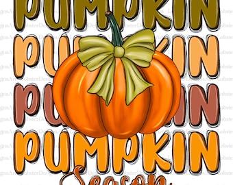Pumpkin Season Bow Png, Fall Coquette PNG, Fall Girl Pumpkin Spice Png, Autumn Pumpkin Png, Fall Season Png, Fall Vibes, Digital File