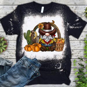 Cowboy Fall Gnomes Png Sublimation Design, Fall Png, Western Png, Pumpkin Png, Cowboy Gnome Png,Autumn Leaves Png, Fall Png Downloads image 2