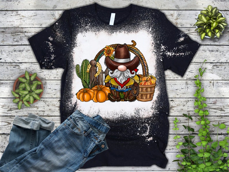 Cowboy Fall Gnomes Png Sublimation Design, Fall Png, Western Png, Pumpkin Png, Cowboy Gnome Png,Autumn Leaves Png, Fall Png Downloads image 2
