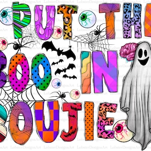I Put The Boo In Boujee Png, It&#39;s Spooky Season Png, Spider Png, Halloween Png, Boo, Western, Digital Download,Sublimation Design