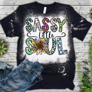 Sassy Little Soul Png, Sunflower Png, Leopard, Western, Western Design, Hand Drawn, Sublimation Design, Digital Download, Sublimation Png image 5