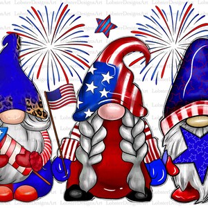 Usa Gnomes Png Sublimation Design, Usa Flag Hearts And Gnomes Png, 4th Of July Png, American Gnomes Png, Gnomes Png Digital Downloads