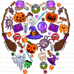 Halloween Png File, Western, Sublimation Halloween Heart Love, Halloween Png, Happy Halloween, Ghost,Digital Download, Sublimation Design