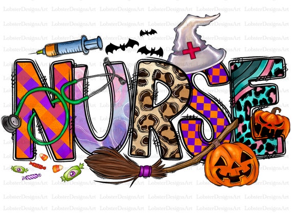Halloween Nurse PNG, Spider, Bad Png, Halloween Png, Western, Pumpkin Png, Spooky Png, Nurse PNG, Sublimation Design, Digital Download