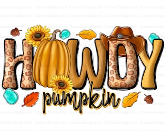 Western Halloween Howdy Pumpkin Png, Western Retro Png, Western Png, Fall Png, Pumpkin Png, Sublimation Png Design, Halloween Png