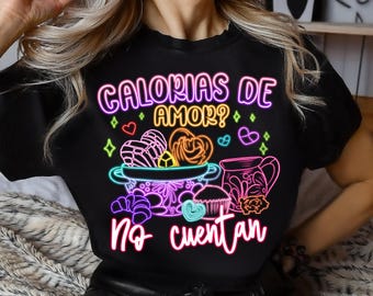 Calorías de amor no cuentan Mexican Valentine's Day png sublimation design download,Happy Valentine's png,14th February png,designs download