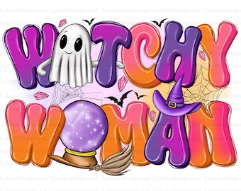 Witchy Woman Png, Halloween Png, Halloween Witch png, Witchy Mama Png, Halloween Mama Png, Witch Png, Digital Download