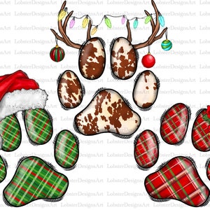 Merry Christmas paws, paw print sublimation design, Christmas sublimation, Christmas sublimation designs digital, sublimation designs