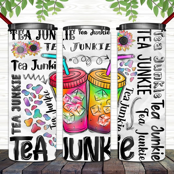 Loaded Tea Junkie Png File, Western, Sublimation Tea, Loaded Tea, Loaded Tea Junkie Design,Hand Drawn, Digital Download, Sublimation Design