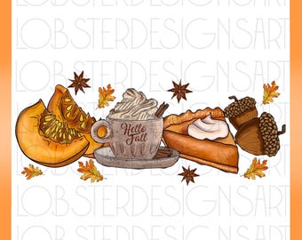 Hello Fall Png Sublimation Design, Fall Pumpkin Png,Western Fall Png,Hello Fall Png,Autumn Png, Fall Clipart Png, Instant Download