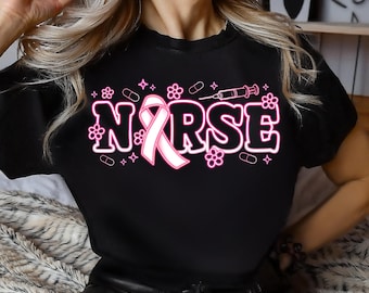 Nurse Breast Cancer png sublimation design download, Breast Cancer Awareness png, Cancer Awareness png, Cancer png, designs download
