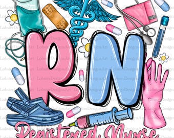 You RN good hands Registered Nurse png sublimation design download, Nurse life png, Nursing png, western RN png, sublimate designs download