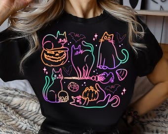 Cute Halloween Ghost Boo Cat Png, Halloween Cat PNG, Halloween Shirt Png, Halloween Pumpkin Cat Png, Autumn Sublimation Design Shirt