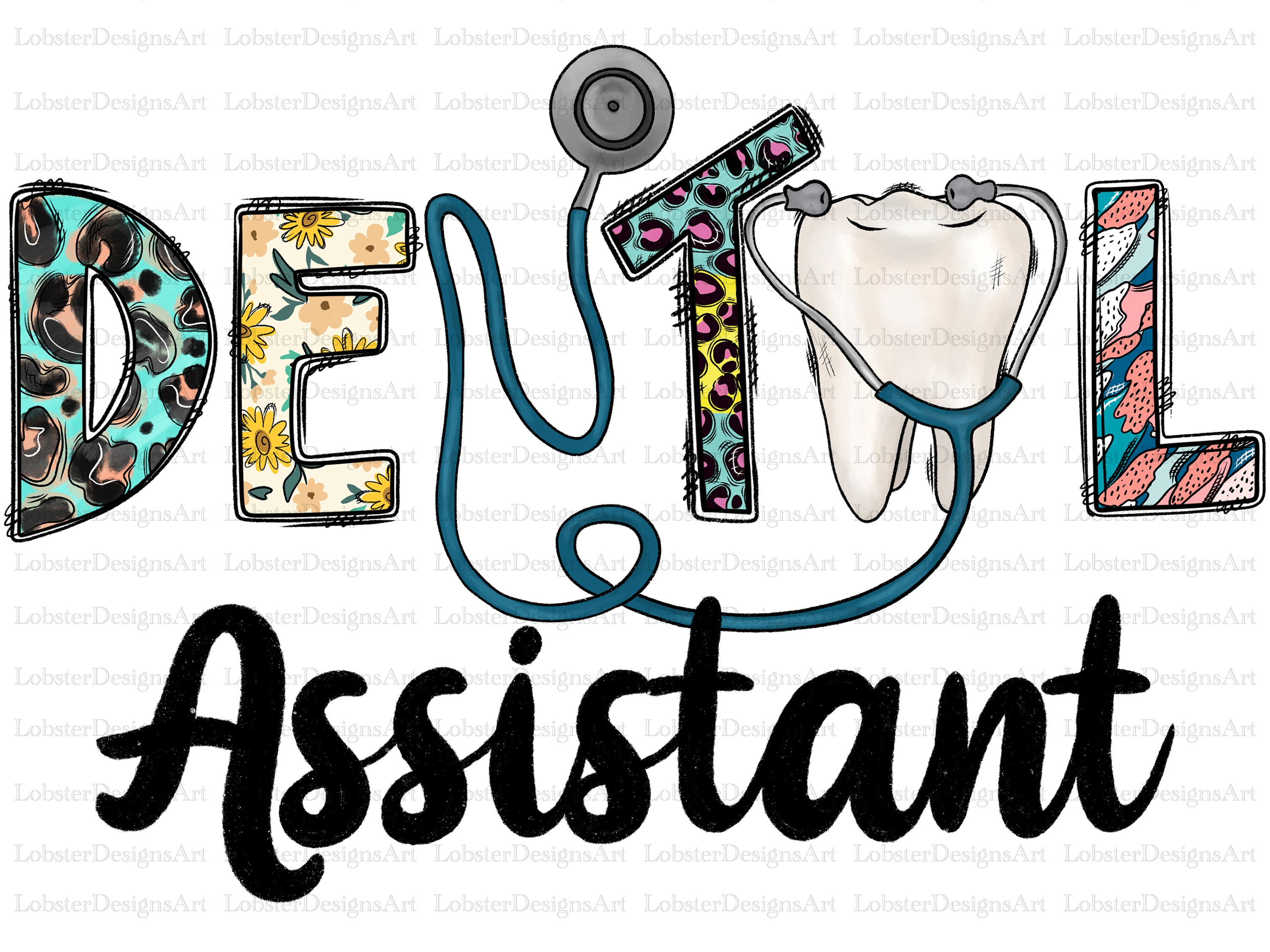 Dental Assistant Png Tooth Png Dental Clipart Dental Etsy