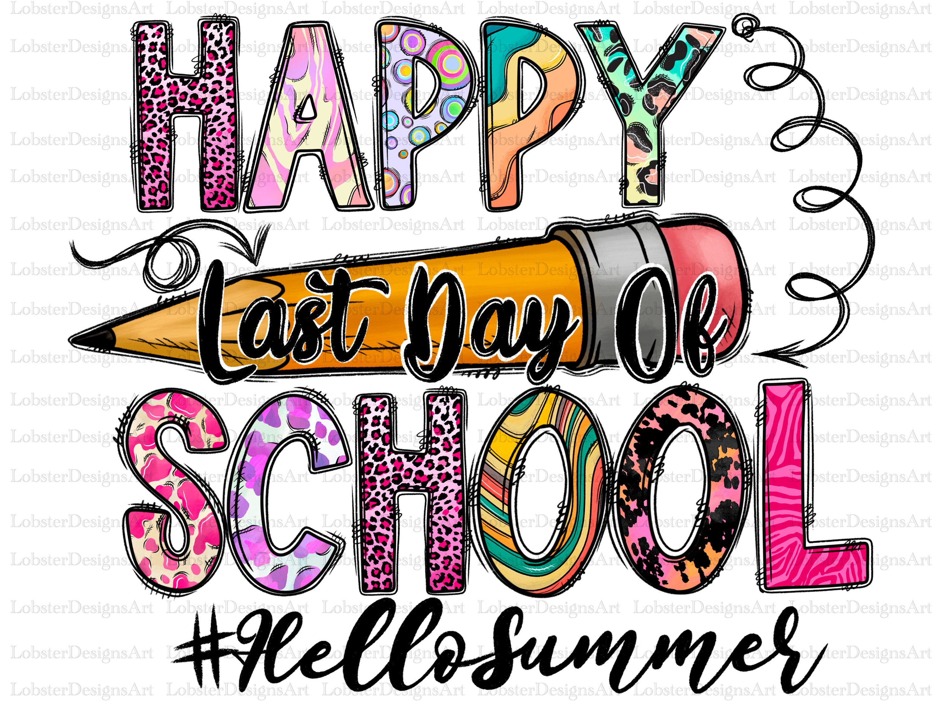 Happy Last Day of School Png Teacher Png Western School Etsy Canada
