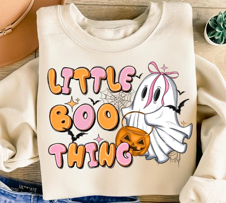 Little Boo Thing Png, Halloween Ghost Neon Png, Halloween Mama Png ...