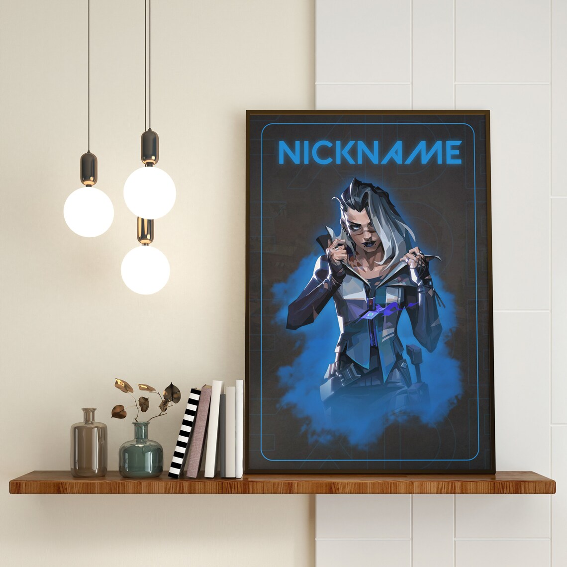 Personalized Valorant Poster Valorant Game Poster Fade Etsy India