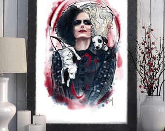 Cruella” 8x10 cardstock print