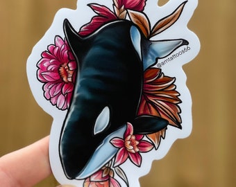 Orca 5x5 VINILO Imán