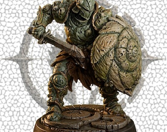 Dungeons and Dragons, DND TTRPG, Wargaming - Male Human / Merman - Tidebound Bastion - Paladin, Guard