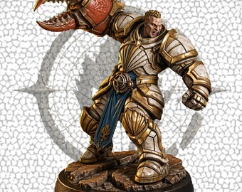 Dungeons and Dragons, DND TTRPG, Wargaming - Male Human, Crabfolk - Tideforged Colossus - Paladin, Guard