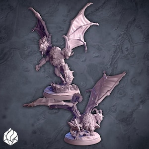 Dungeons and Dragons, DND TTRPG, Wargaming - Large Monstrosity - Chimera