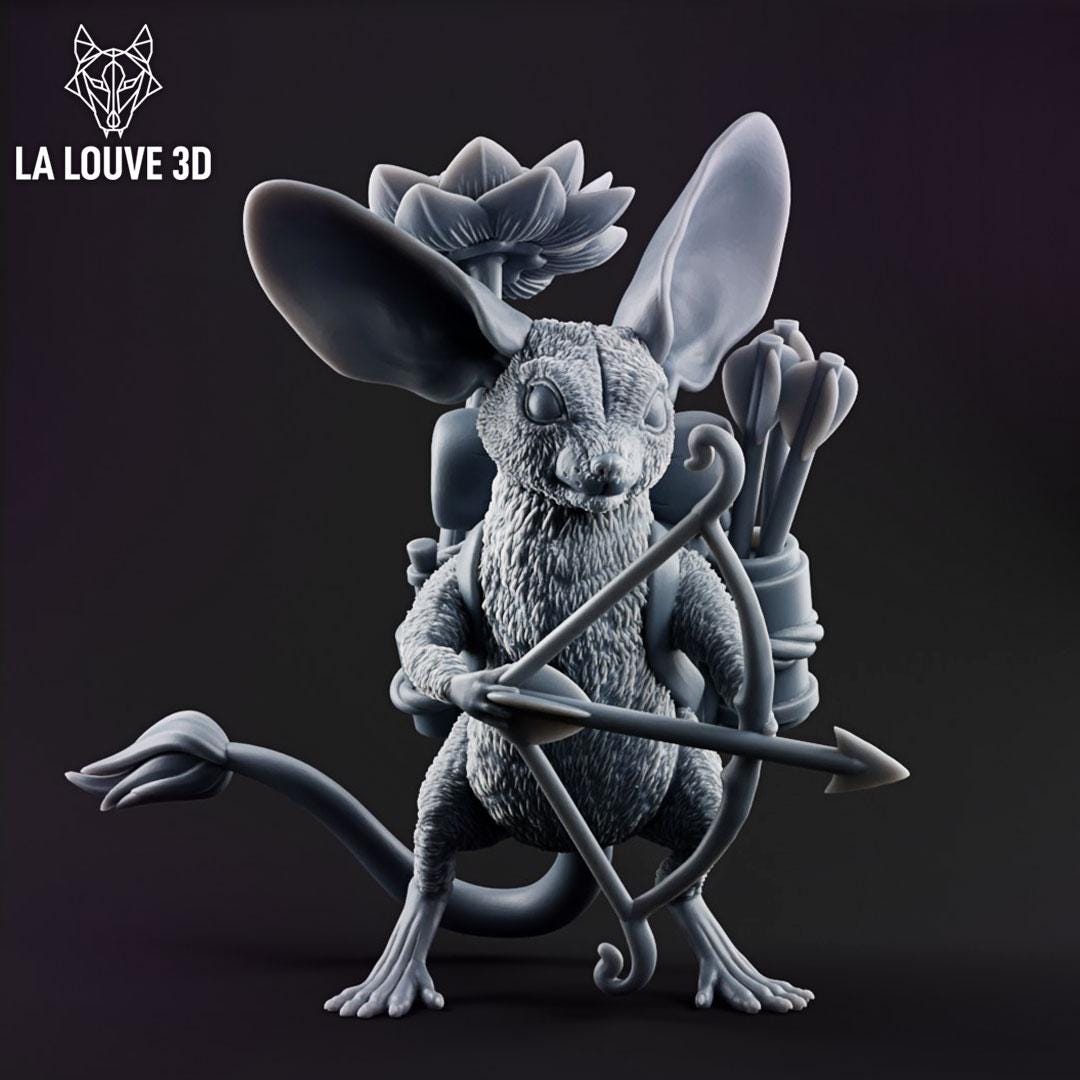 Jerboa Figurine - Etsy