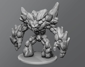 Dungeons and Dragons, DND TTRPG, Wargaming - Elemental - Earth