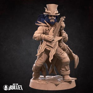Dungeons and Dragons, DND TTRPG, Wargaming - Playable Character - Male Tiefling - Bard