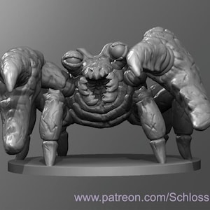 Dungeons and Dragons, DND TTRPG, Wargaming - Giant Crab - Clawgrip