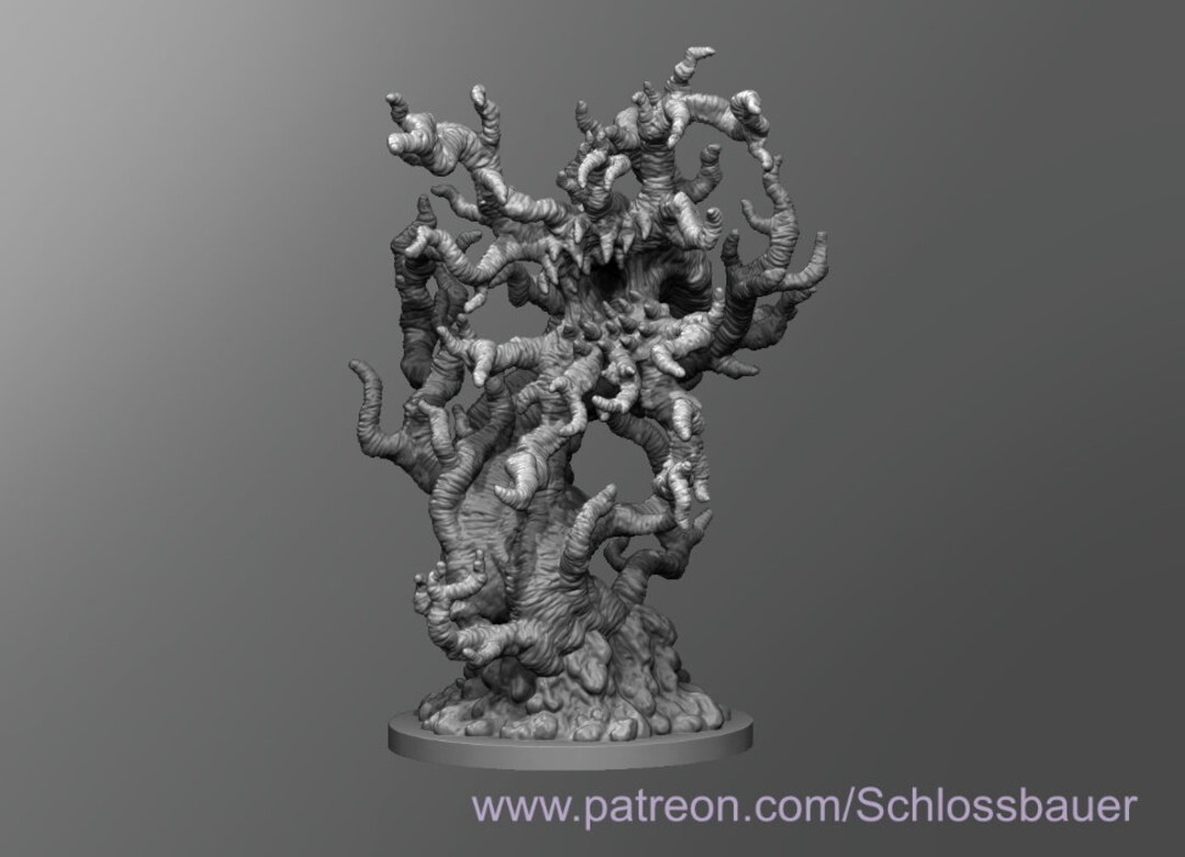 Dungeons and Dragons, DND TTRPG, Wargaming - 82mm High - Large Plant ...