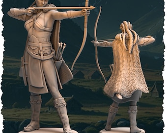 Dungeons and Dragons, DND TTRPG, Krigsspel - Spelbar karaktär - Kvinnlig människa Valeria - Ranger, Skurk, Barbar, Kämpe, Krigare