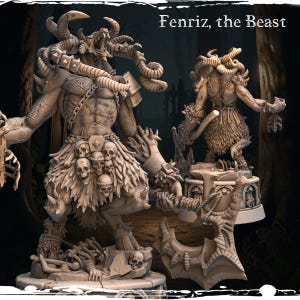 Dungeons and Dragons, DND TTRPG, Wargaming - Character - Male Getitlan, Goat Man - Fenriz