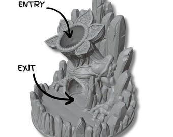 Demogorgon - Dice Tower with Dice Tray, Dungeons and Dragons, DND TTRPG, Wargaming