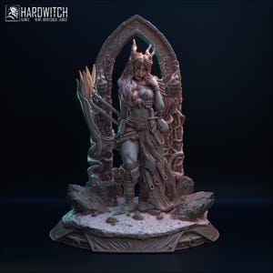 Dungeons and Dragons, DND TTRPG, Wargaming - Spielbarer Charakter - Mensch Frau Yildiliel - Waldläufer, Bogenschütze