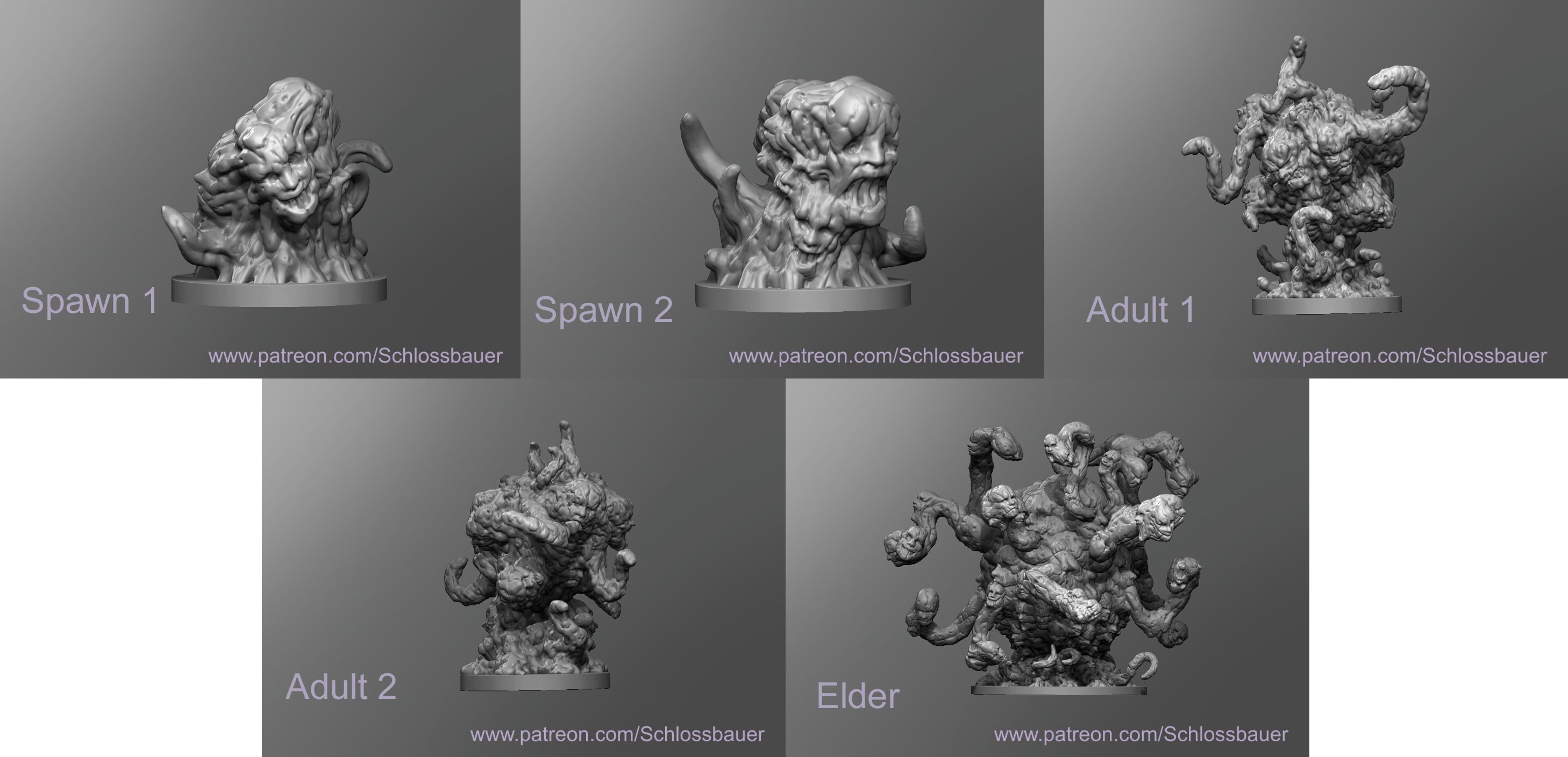 Dungeons and Dragons, DND TTRPG, Wargaming - Ooze - Spawn, Adult