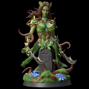 Dungeons and Dragons, DND TTRPG, Wargaming - Verdalith Bust - Female Wood Elf
