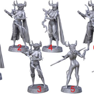 Dungeons and Dragons, DND TTRPG, Wargaming - Spielbarer Charakter Weiblicher Mensch Maelis, Waldläufer, Bogenschütze 75 mm