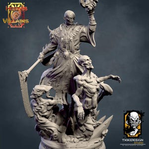 Dungeons and Dragons, DND TTRPG, Wargaming - Playable Character Human Male Voider - Necromancer, Wizard, Warlock, Sorcerer, Spellcaster