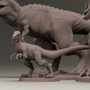 Dungeons and Dragons, DND TTRPG, Wargaming - Dinosaur - Velociraptor, Raptor