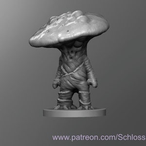 Dungeons and Dragons, DND TTRPG, Wargaming - NPC - Fungus - Mycanoid Sprout