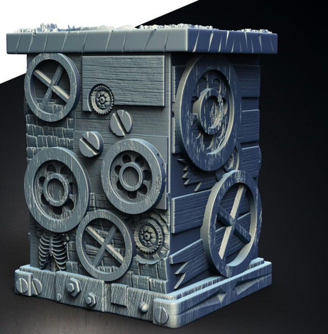 Dice Locker Steampunk Dice Case - Dice Locker , Dungeons and Dragons, DND TTRPG ...